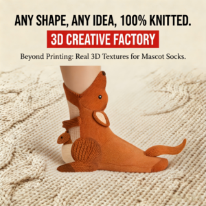 Easter Spring Theme 3D Mascot Character Sock Wholesale Custom Any Shape Designs One Hundred Ready Styles Holiday Party Swag Bulk