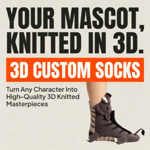 Anime Character 3D Socks Collection Manga Cosplay Costume Factory Bespoke Any Mascot Shape Design Manga Otaku Fan Swag Gear Bulk