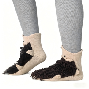 Spiky 3D Hedgehog Socks For Cute Prickly Pet Lover Gift Unisex Kids Adults Wholesale Custom Knitted Plush Toy Direct