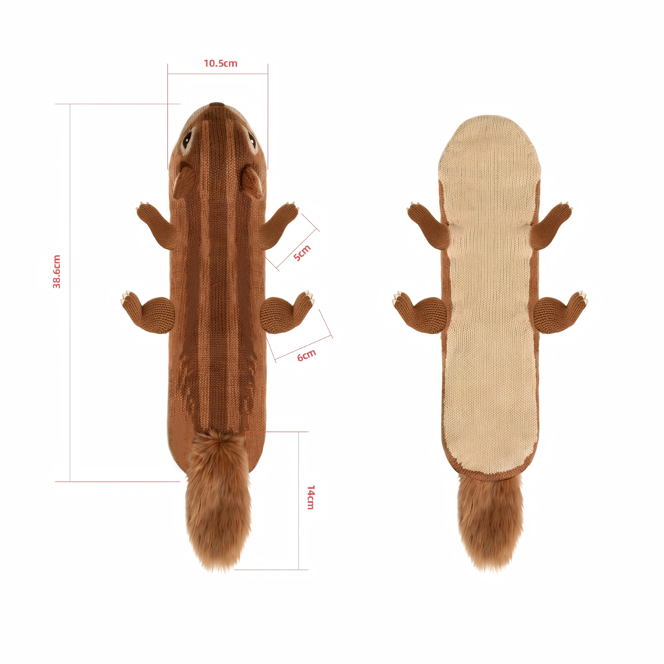 Squirrel Forest Animal 3D Socks Supplier We Tailor Any Concept Mascot Knitwear Hats Scarves Gloves Promotional Swag Winter Item - Image 3